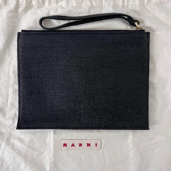 Marni Black and Gold Embellished Clutch - Picture 3 of 4